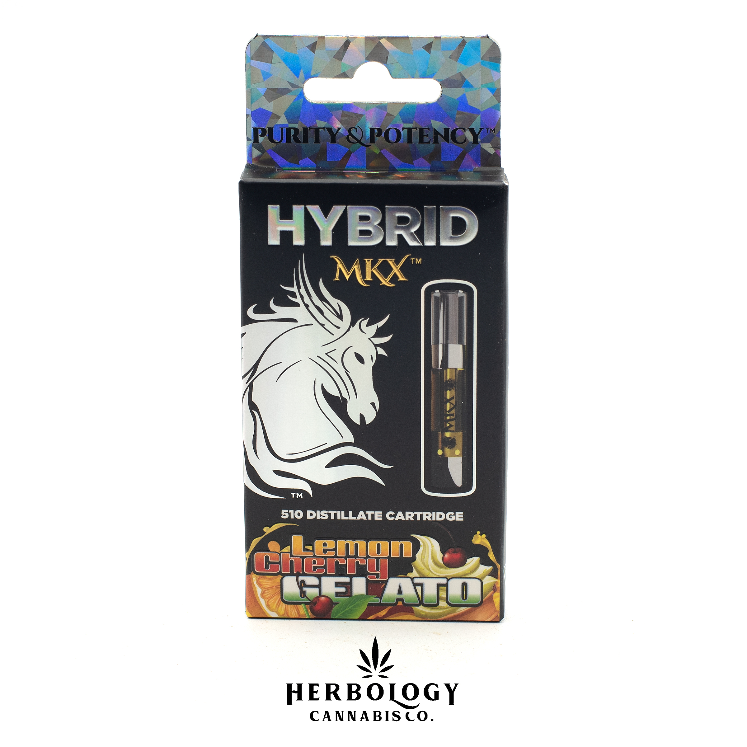 Photograph of product: MKX | Distillate 510 Cart | Lemon Cherry Gelato | 1g