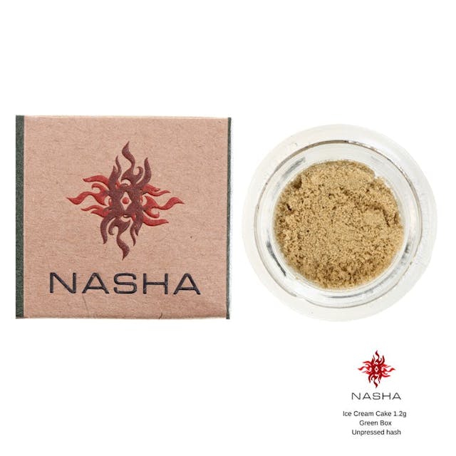 Photograph of product: Ice Cream Cake 1.2g Green Unpressed au chocolat (Coastal Prarie)
