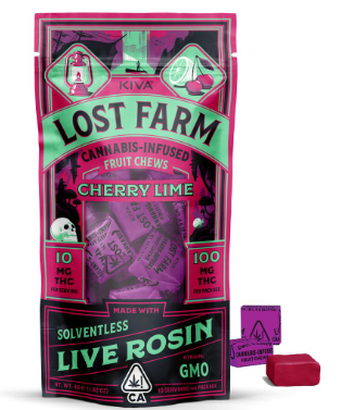 Photograph of product: Cherry Lime Chews