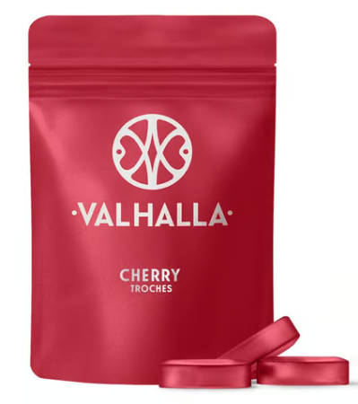 Photograph of product: 10ct/100mg Troches (1:1 Cherry)