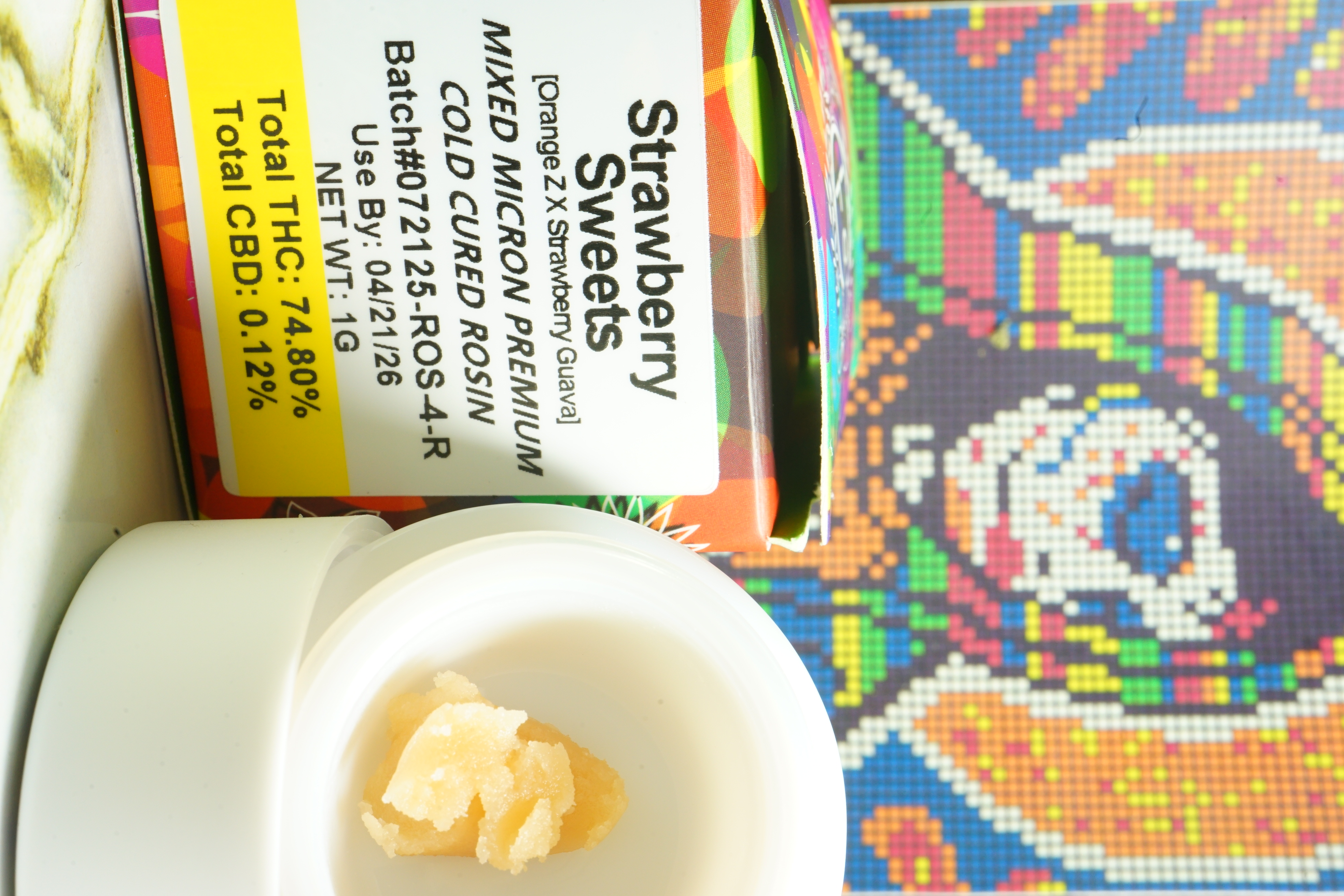 Photograph of product: Olio Rosin - Strawberry Sweets MMPCCR