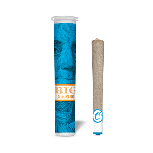 Photograph of product: COOKIES BIG FACE PRE-ROLL 1G
