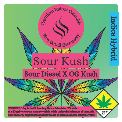 Photograph of product: Sour Kush Pre-Roll 2-pack | 1g