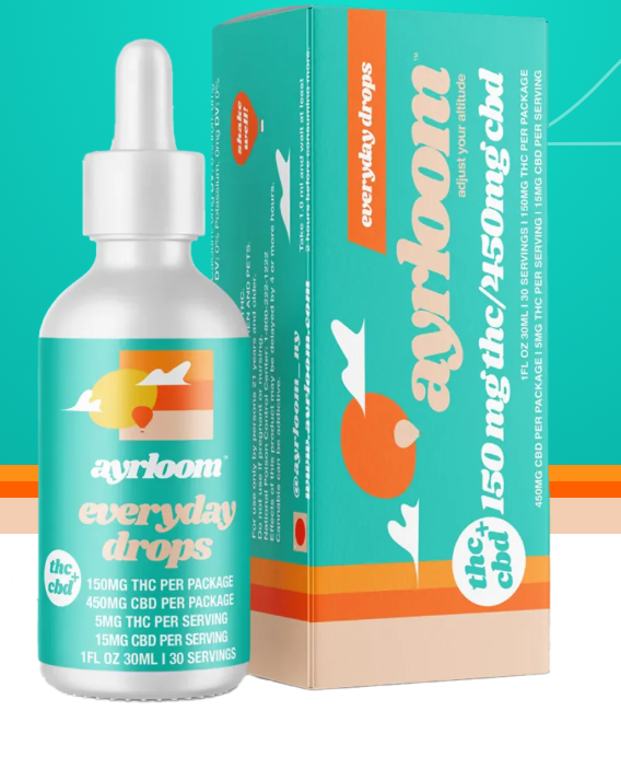 Photograph of product: Everyday Drops | 1:4 TH-oui:CBD | 150mg:300mg