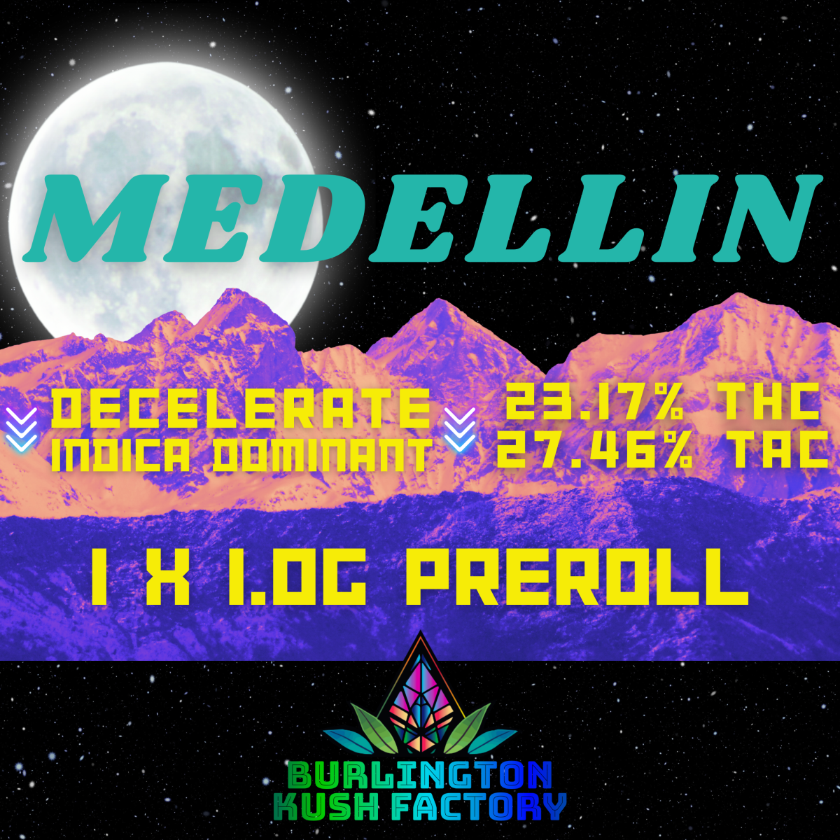 Photograph of product: Medellin Pre-roll