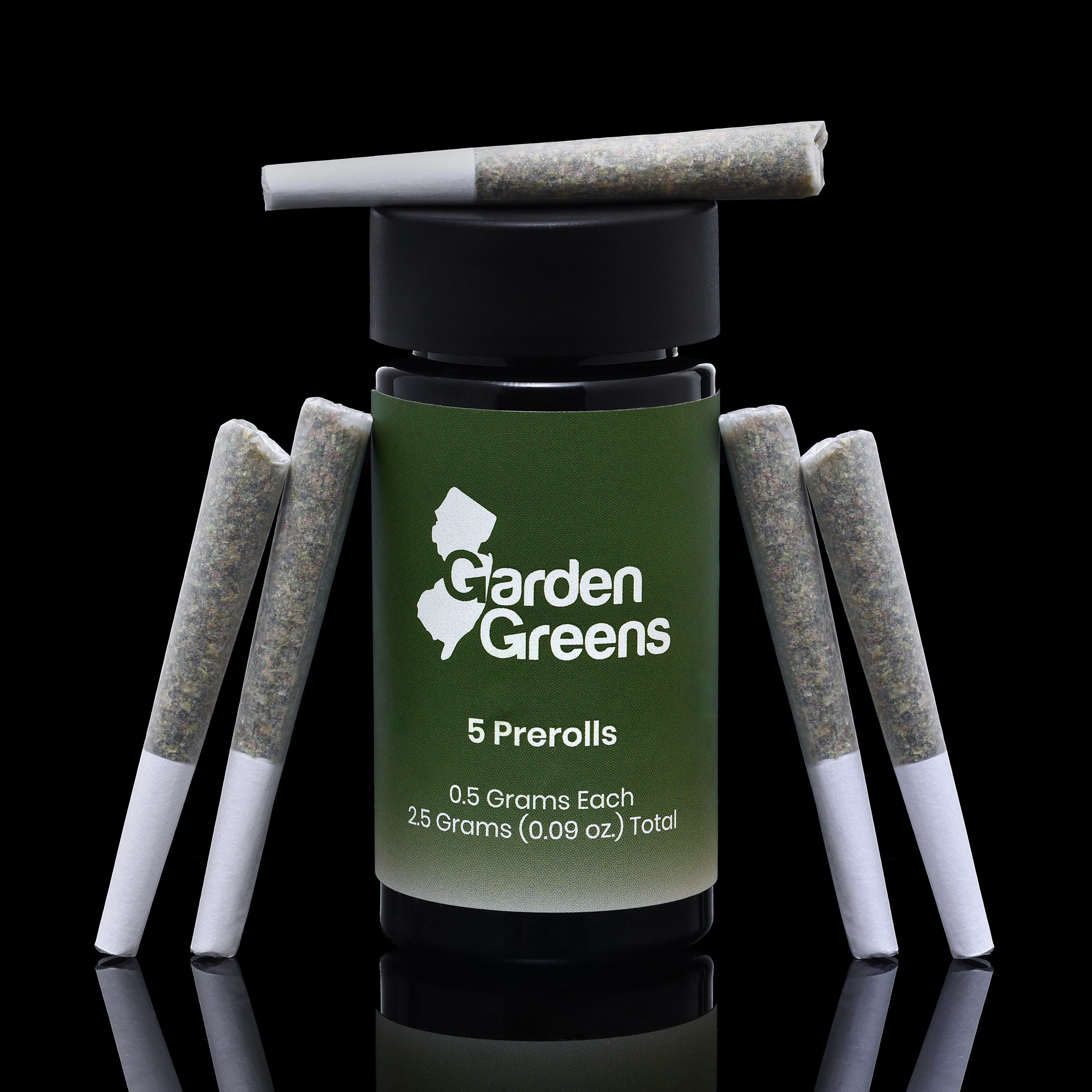 Photograph of product: Garden Greens - Cap Junky - Pre-Roll - 2-Pack (H)