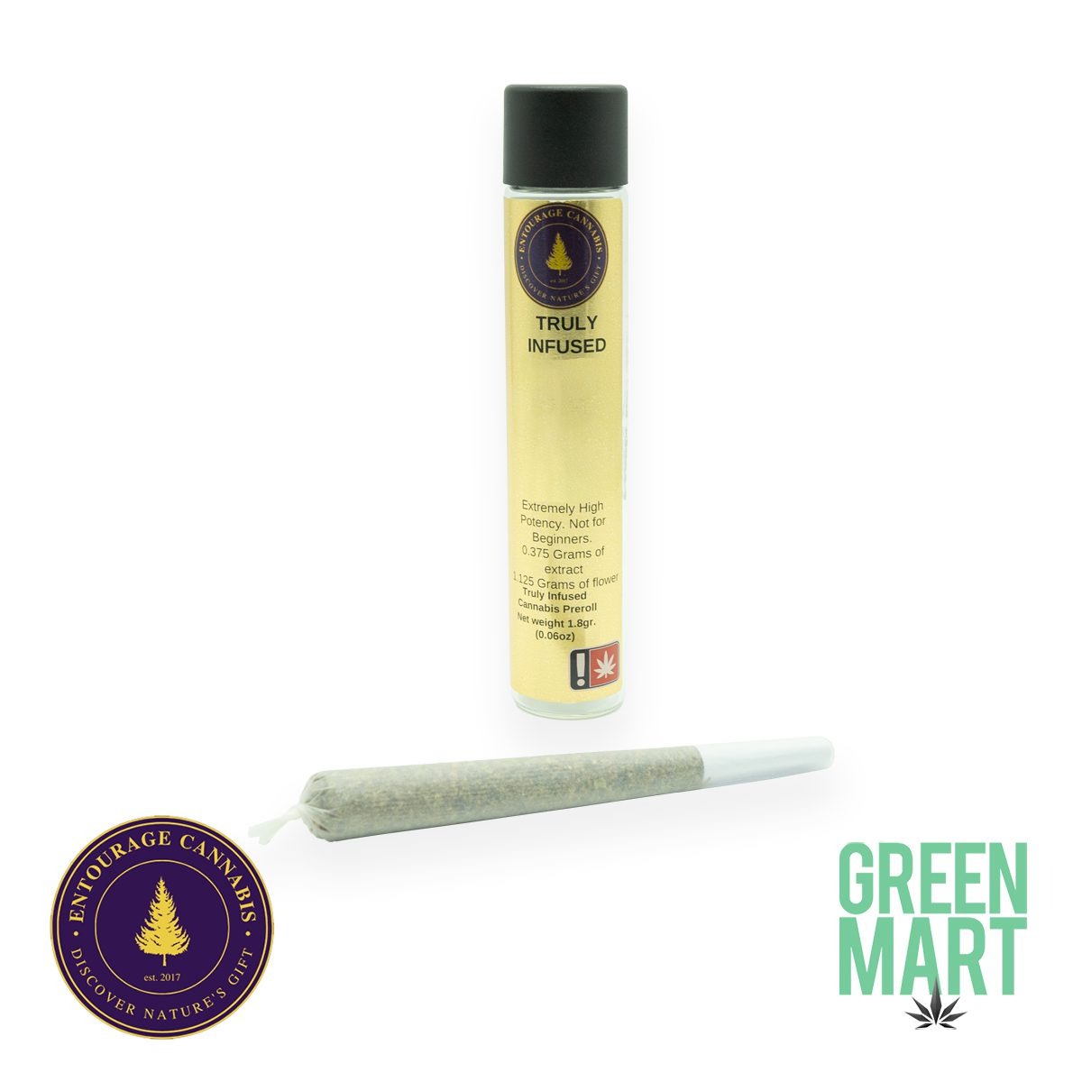 Photograph of product: Infused Pre-Roll | Squirt x Hawaiian Dream | 0.75g