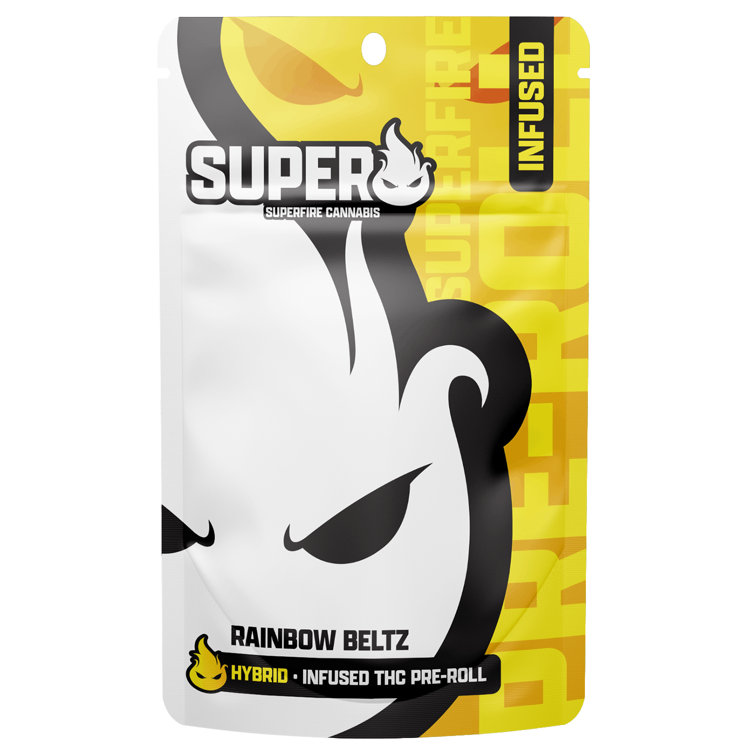 Photograph of product: SuperFire | Rainbow Beltz | 1.2g Infused Preroll