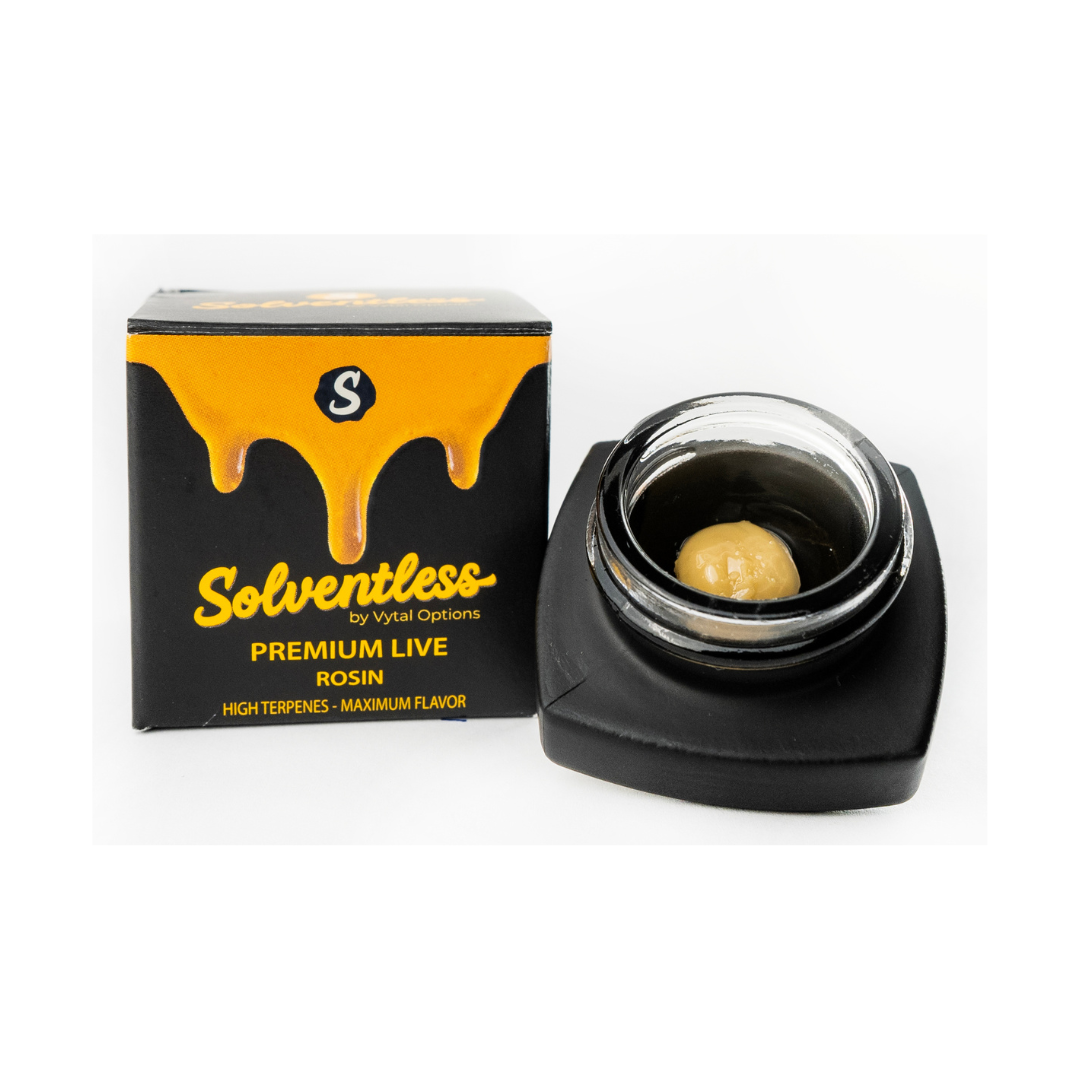 Photograph of product: Solventless Live GMO Crasher Rosin 1g