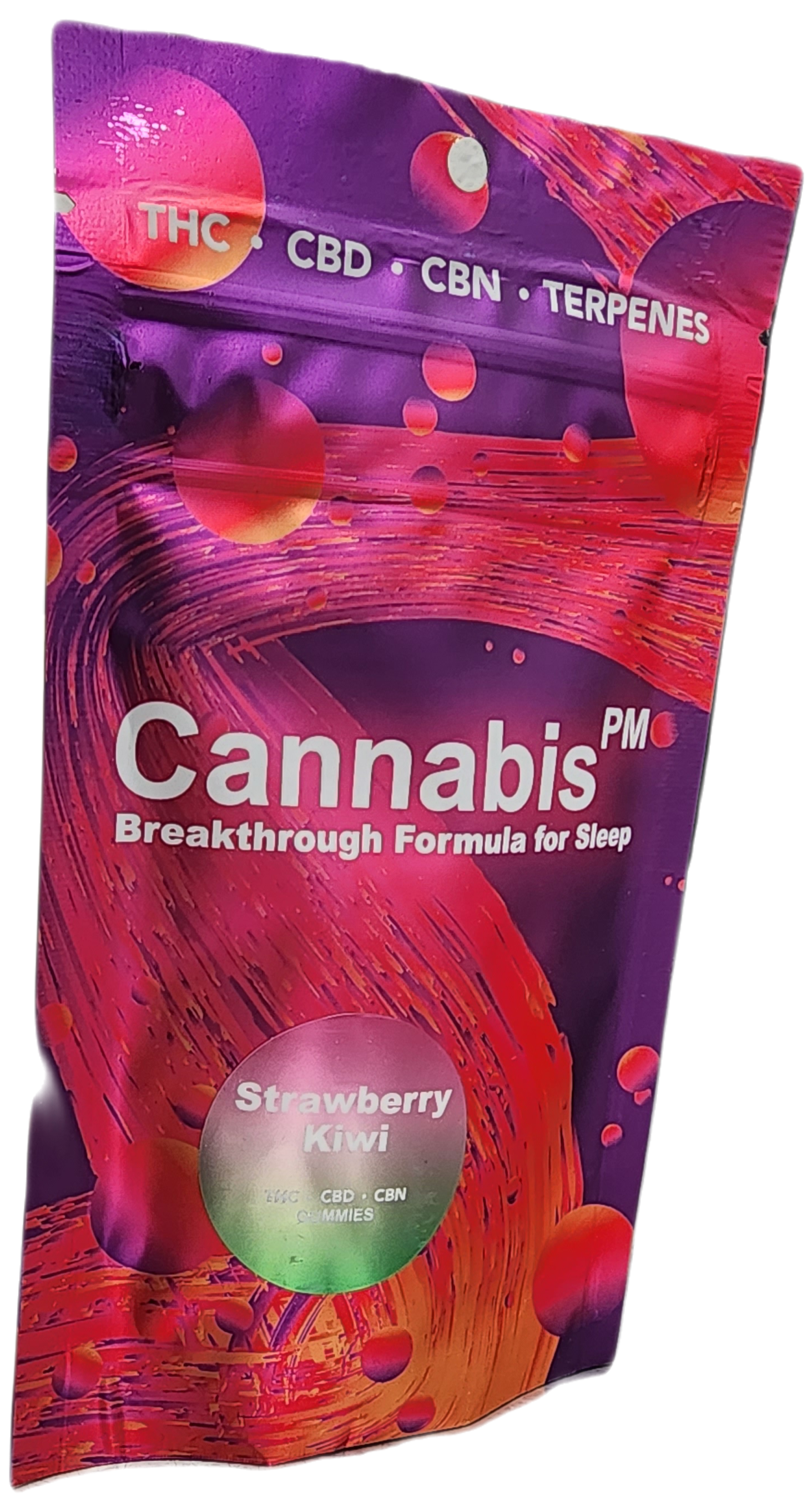 Photograph of product: Strawberry Kiwi Oui'd PM Gummies 10-pack | 50mg