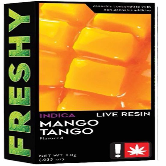 Photograph of product: Freshy Live Resin + Botanical Terps Carts: Mango Tango - 