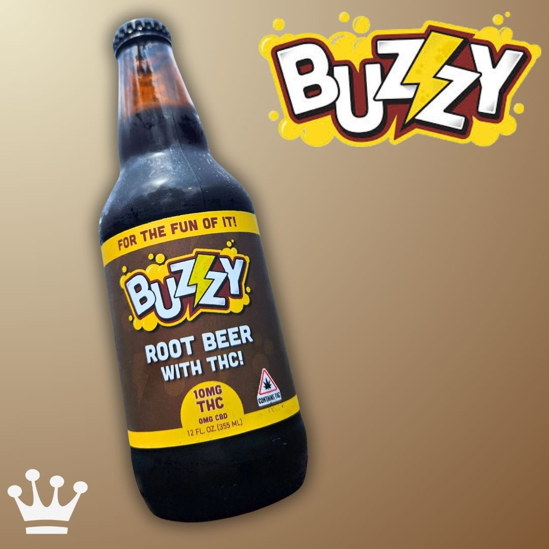 Photograph of product: Buzzy // 10mg Root Beer