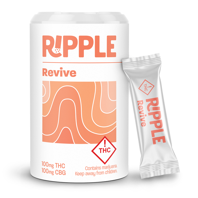 Photograph of product: Ripple | Revive | 100mg TH-oui 100mg CBG