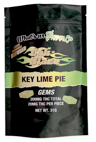 Photograph of product: Cali Blaze - Strawberry Lemonade - 200mg Gummies (10x20mg)