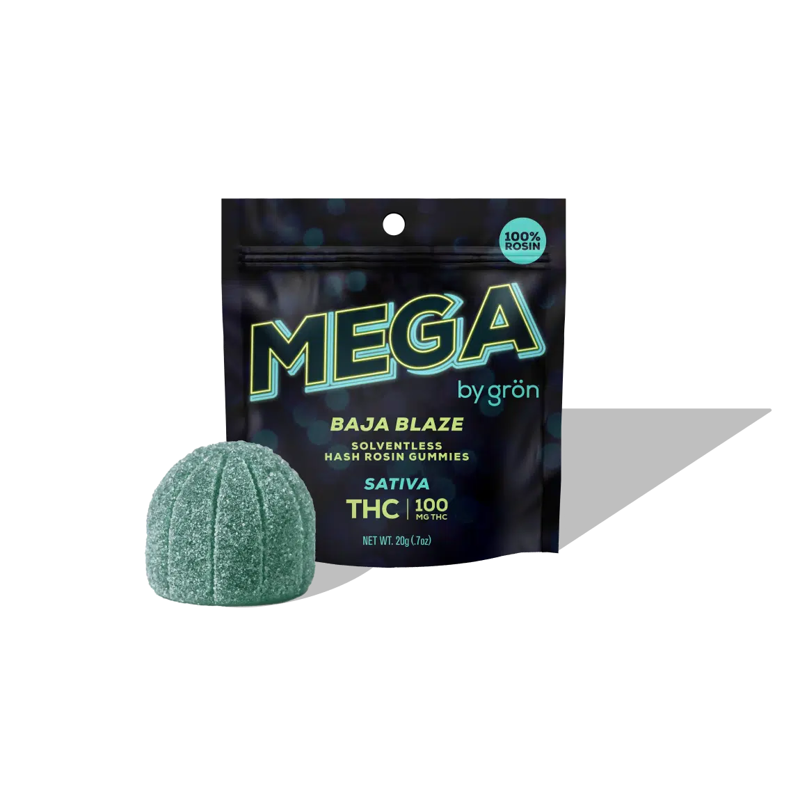 Photograph of product: Baja Blaze | Rosin Mega Pearl | 100mg