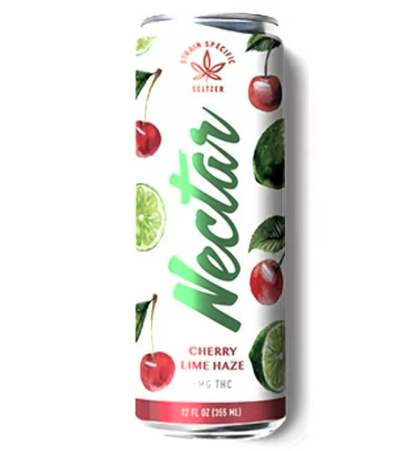 Photograph of product: Cherry Lime Haze Infused Beverage 5mg
