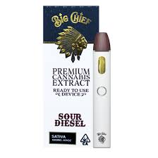 Photograph of product: Big Chief Disposable Sour Diesel