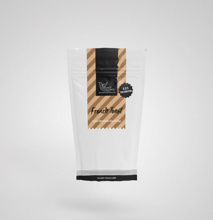 Photograph of product: Ratioed French Toast White Crunch Chocolate 100mg