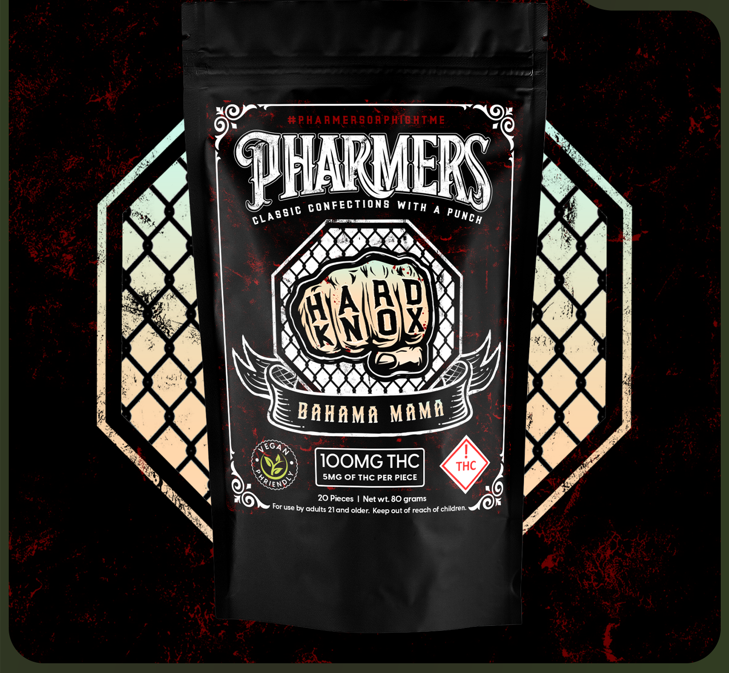 Photograph of product: Bahama Mama Hard Candy (hard Knox)