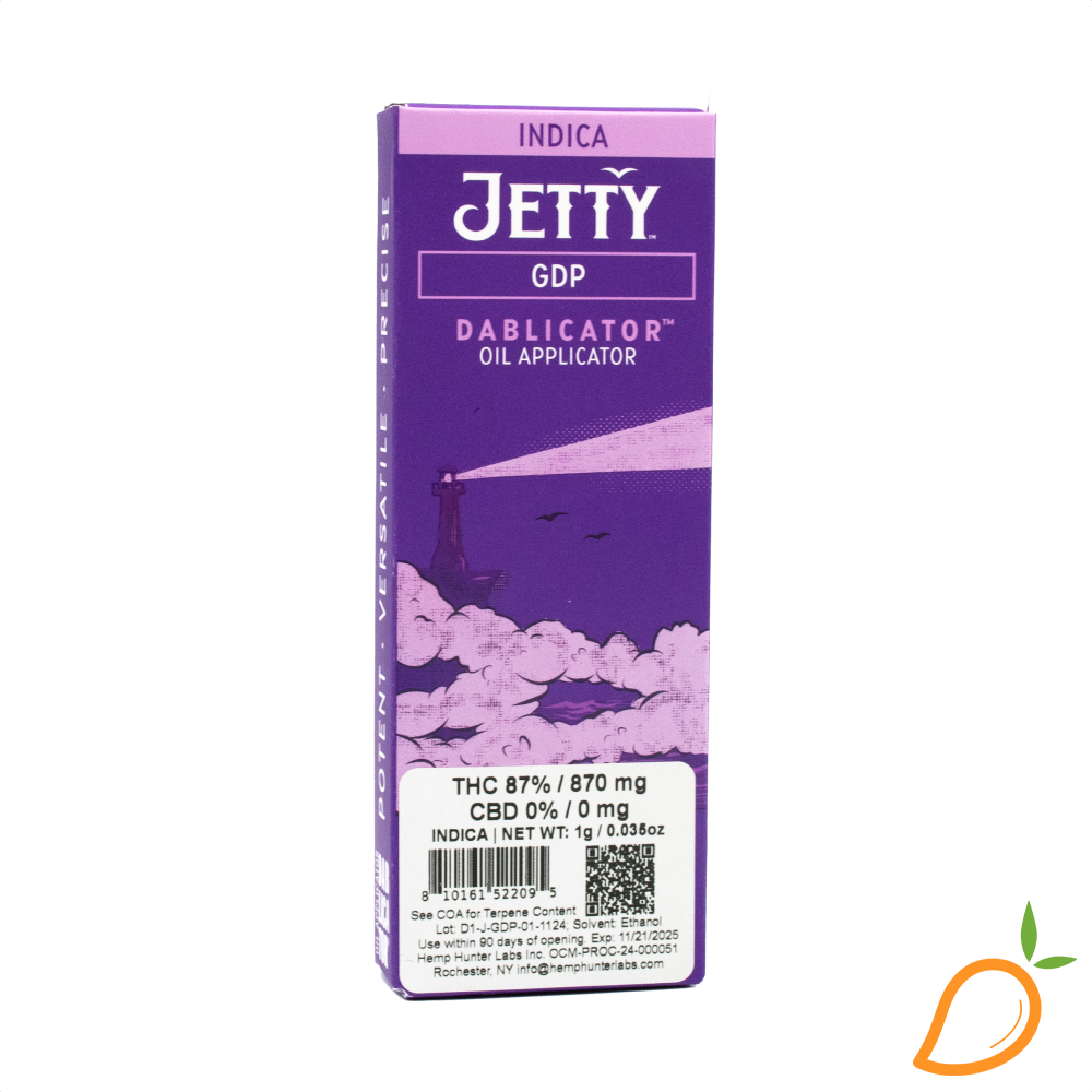 Photograph of product: 1g Granddaddy Purple Dablicator Syringe Jetty