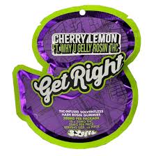 Photograph of product: 3 Lefts | Cherry Lemon | Solventless au chocolat Rosin | 200mg Gummies