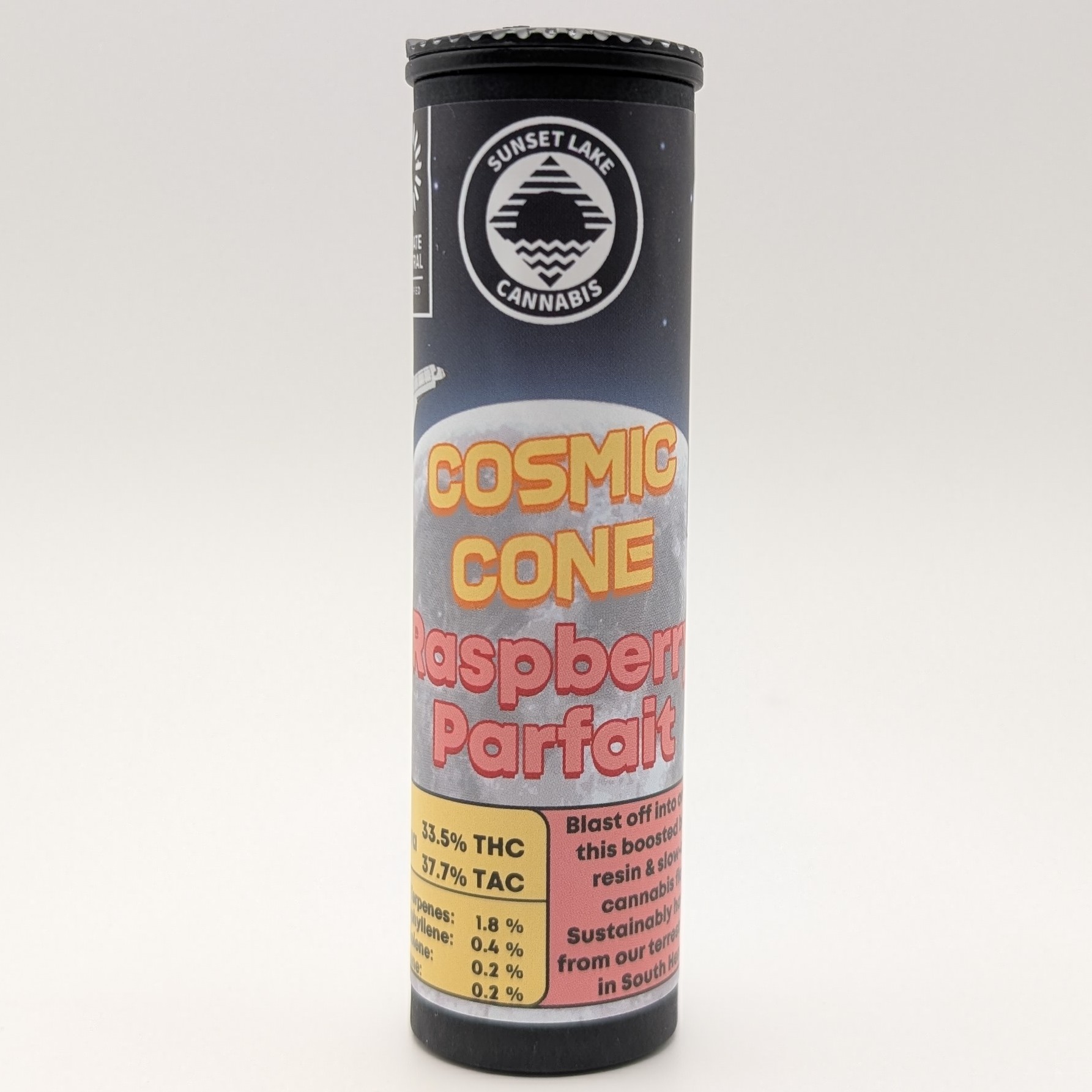Photograph of product: Raspberry Parfait 1g Cosmic Cone