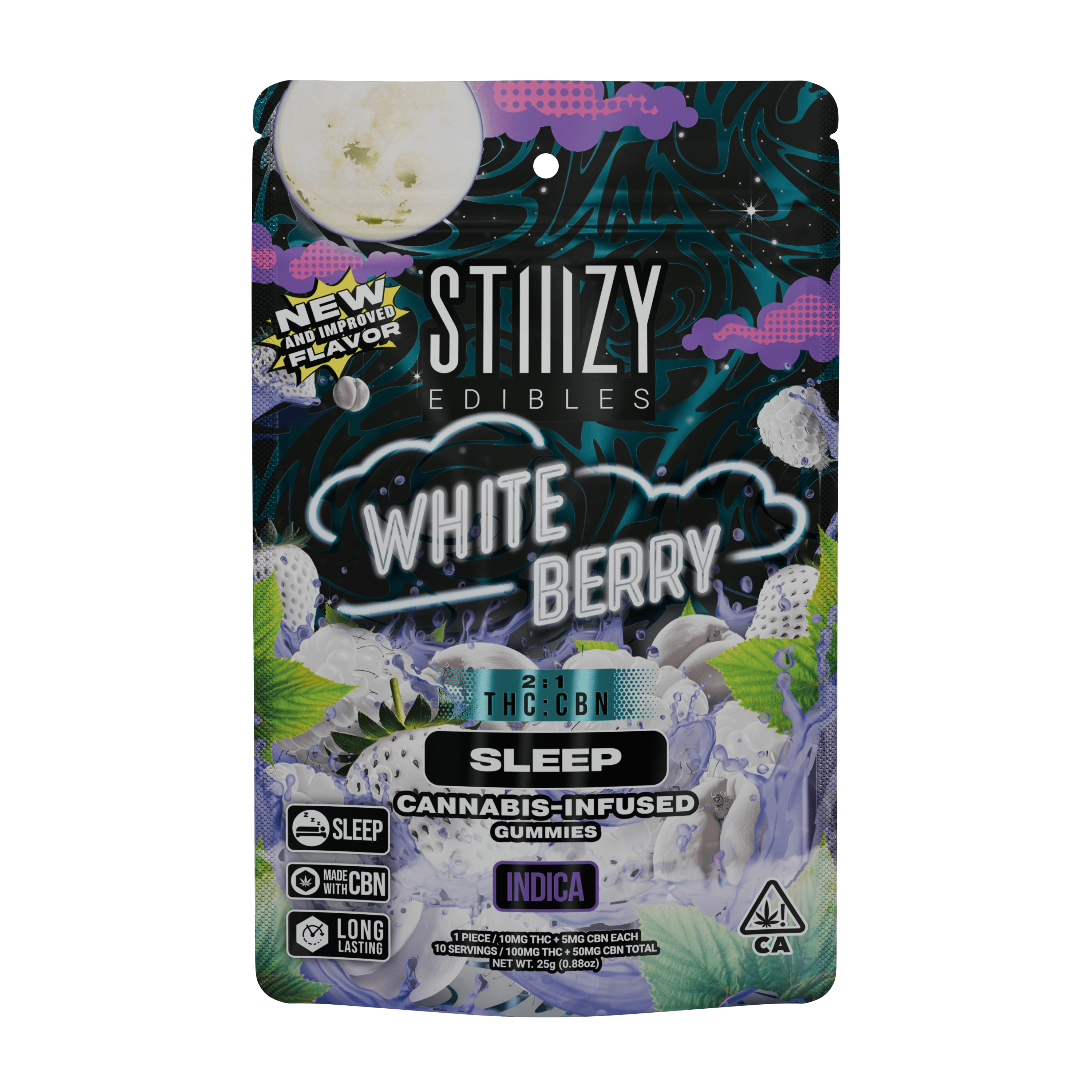 Photograph of product: 2:1 WHITE BERRY 10 PACK GUMMIES