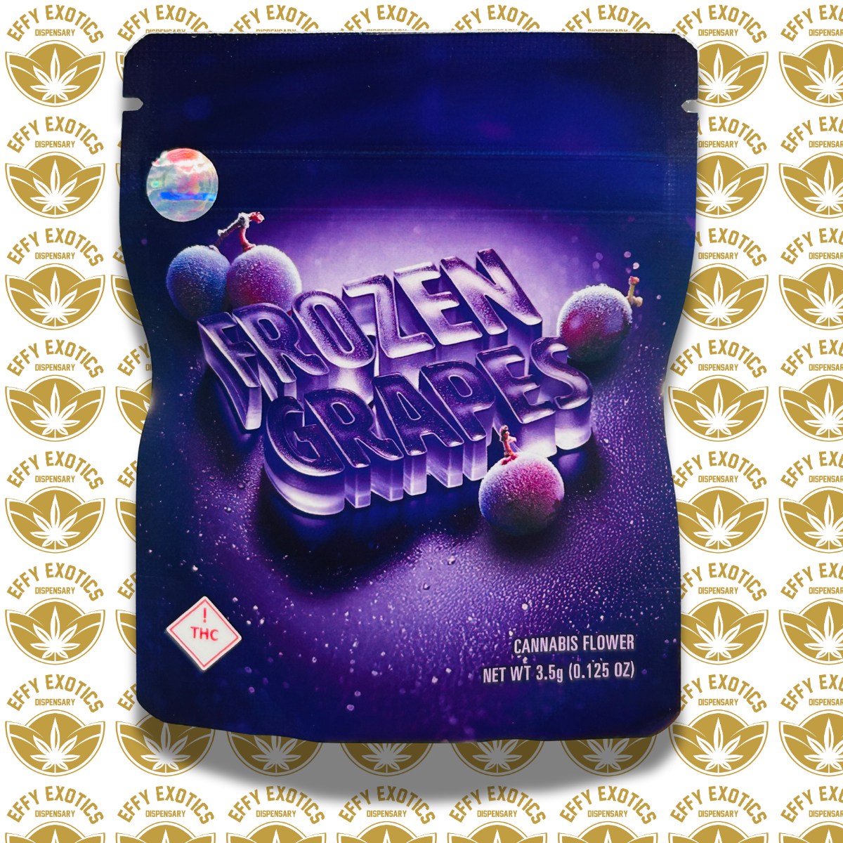 Photograph of product: Cookies | Mylar | Frozen Grapes - 3.5g