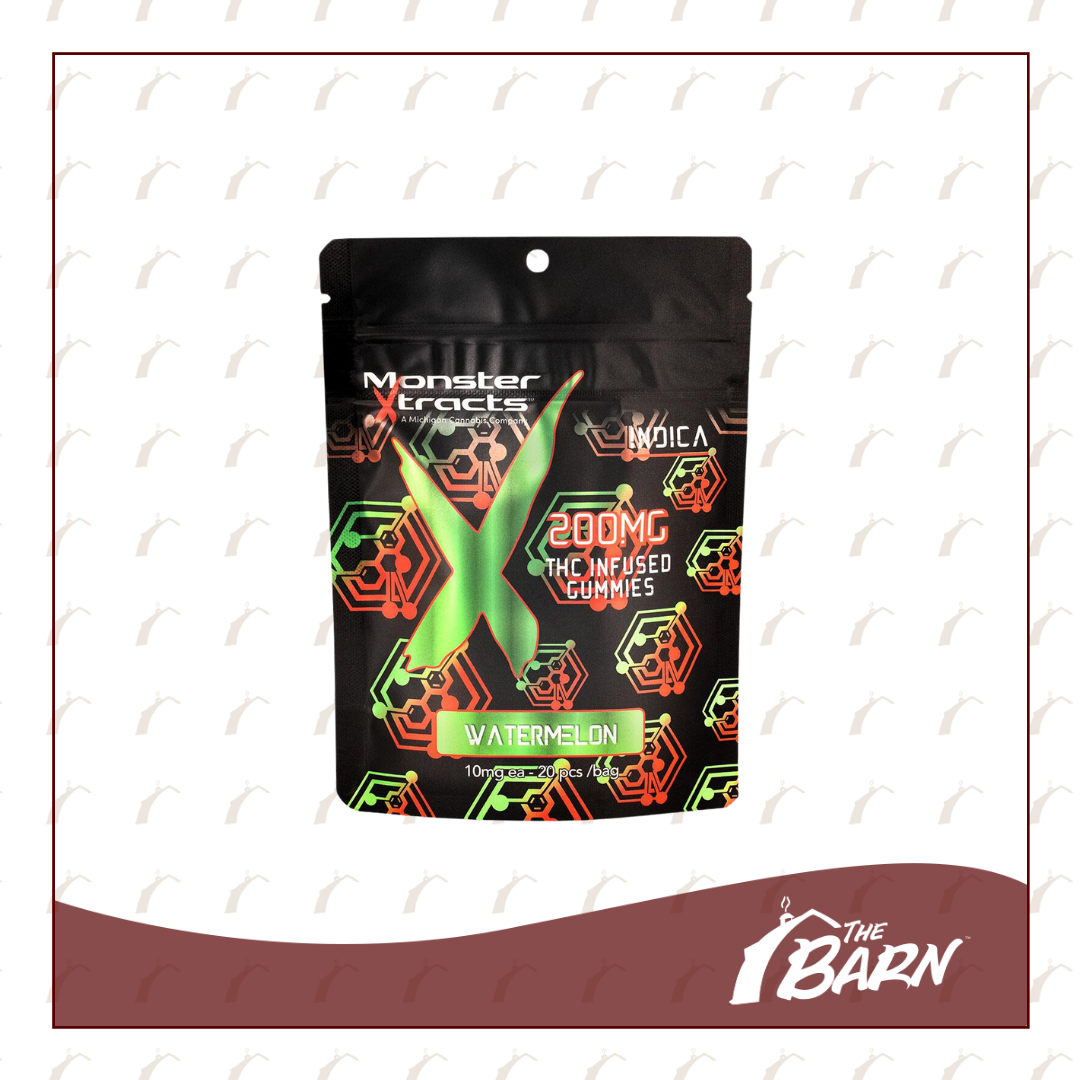 Photograph of product: Monster 200mg Gummy - (I) Watermelon - REC