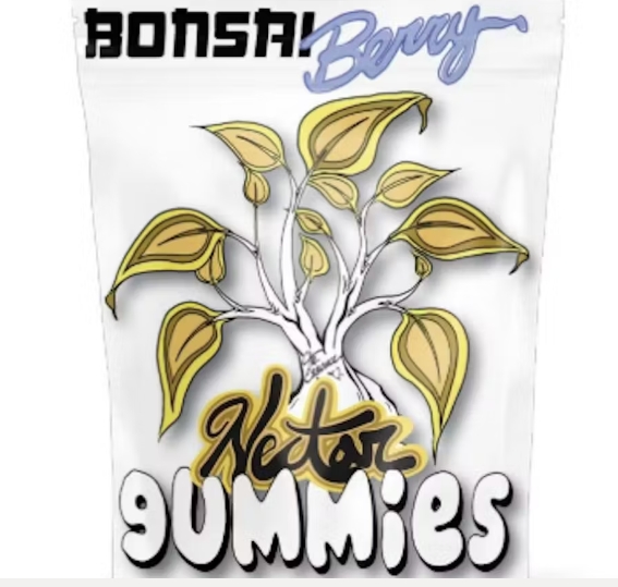 Photograph of product: Nectar Edibles Gummies 10pk/100mg- Bonsai Berry - Blueberry Cheesecake