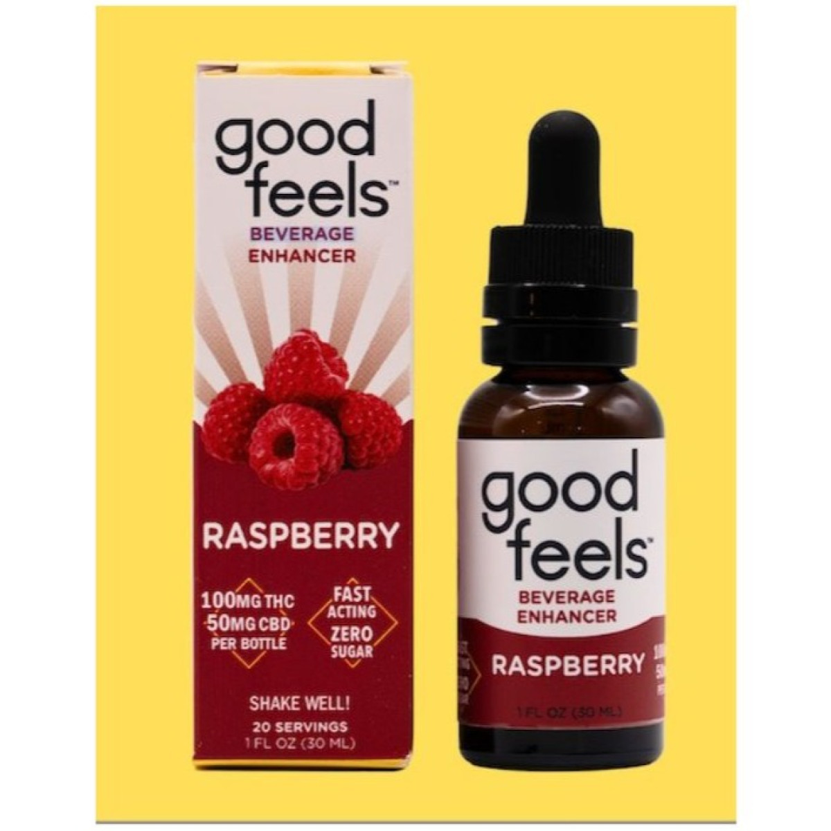 Photograph of product: Raspberry 2:1 TH-oui:CBD Beverage Enhancer