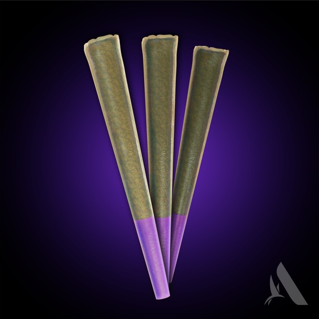 Photograph of product: Divine OG Pre-Rolls T19.39% I 00617 (3pk)