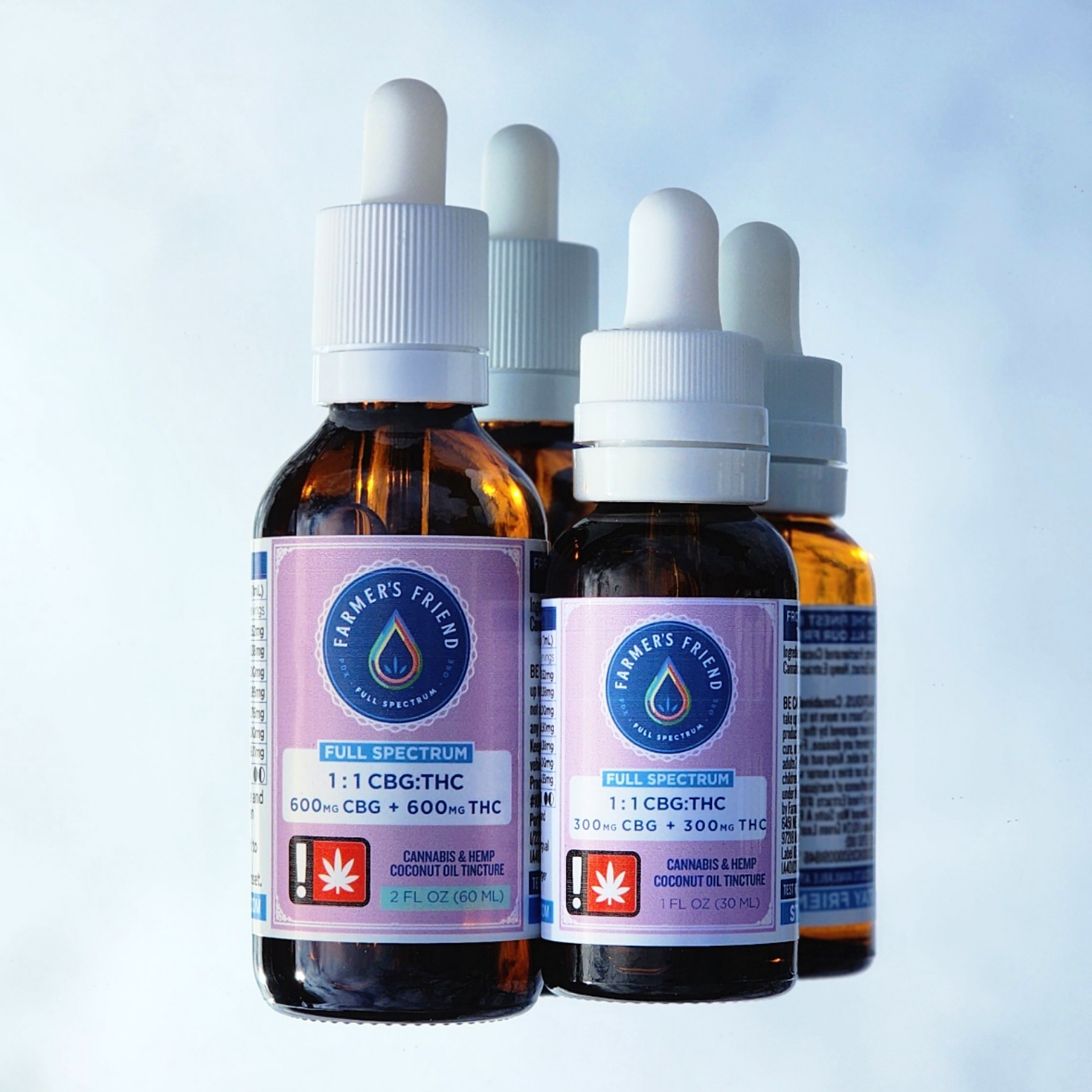 Photograph of product: FFE | 1:1 CBG/TH-oui Tincture | 1oz