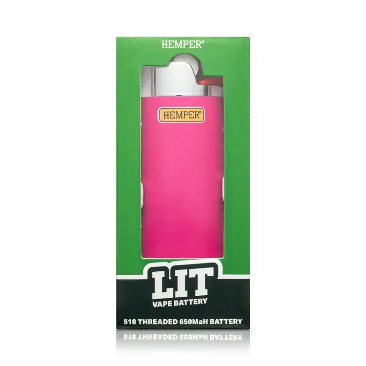 Photograph of product: Battery - HEMPER Lit 510 Thread Discreet Vape - Pink