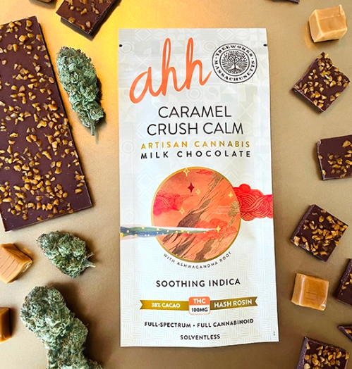 Photograph of product: Caramel Crush Chocolate | 100mg 20 Pieces