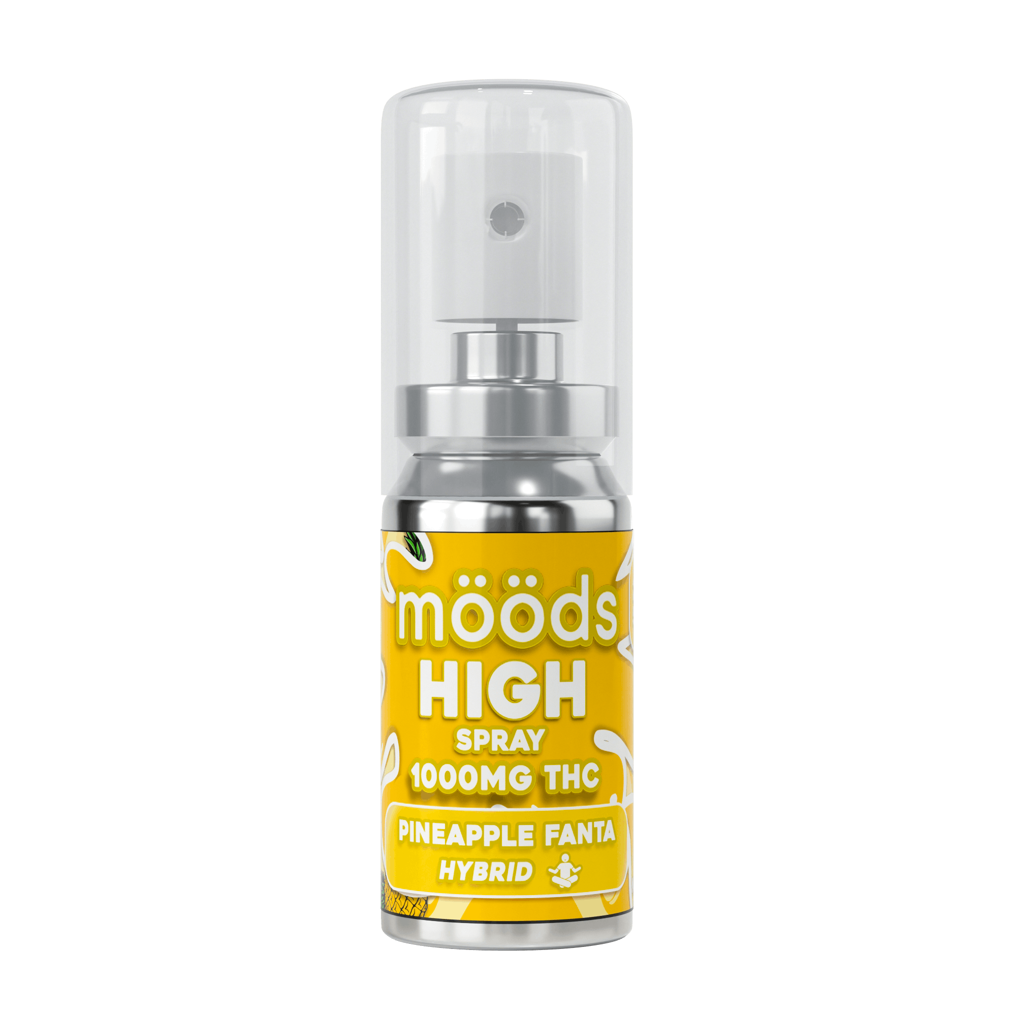 Photograph of product: Moods | Pineapple Fanta | Sublingual Oral Spray | 1000mg