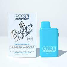 Photograph of product: CAKE - DD POD - 1.25 GRAM RECHARGEABLE - KIWI BURST