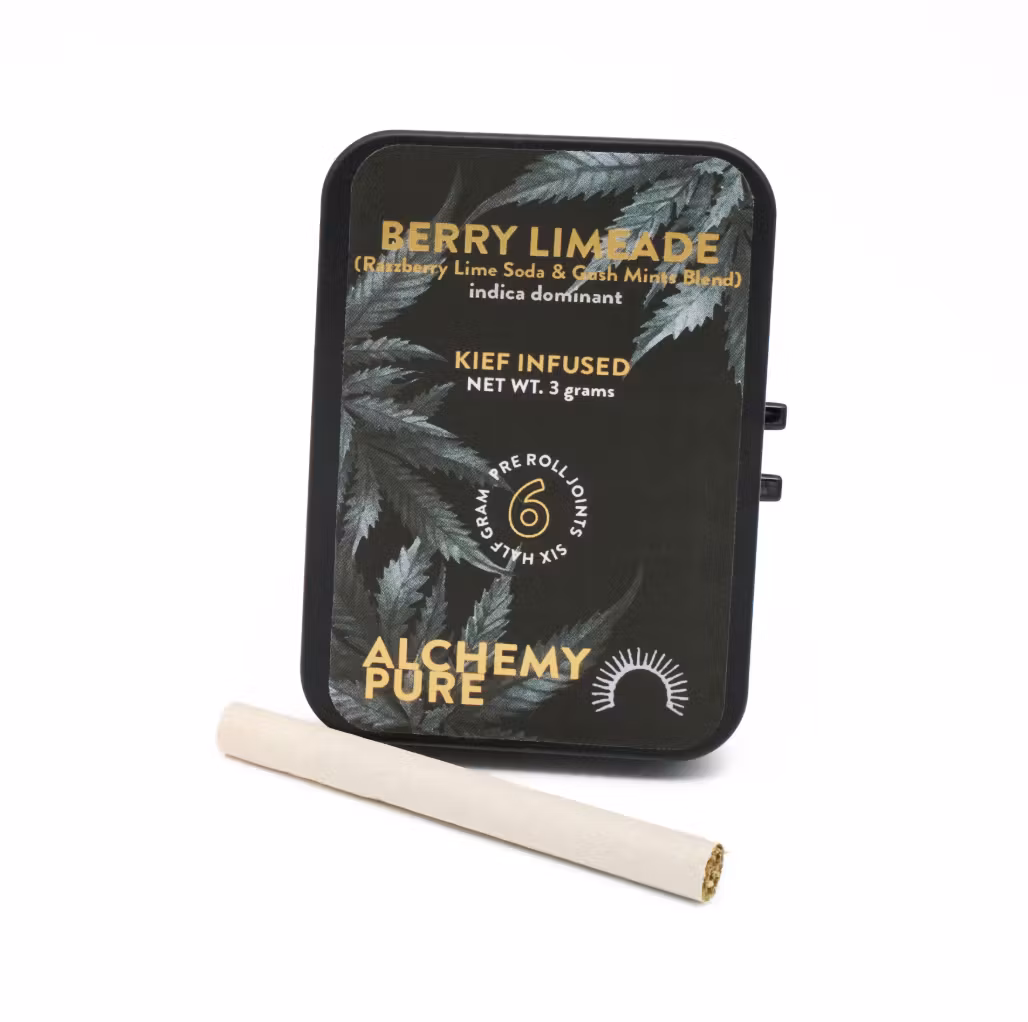 Photograph of product: Alchemy Pure - Berry Limeade Infused Preroll 6pk - 3g