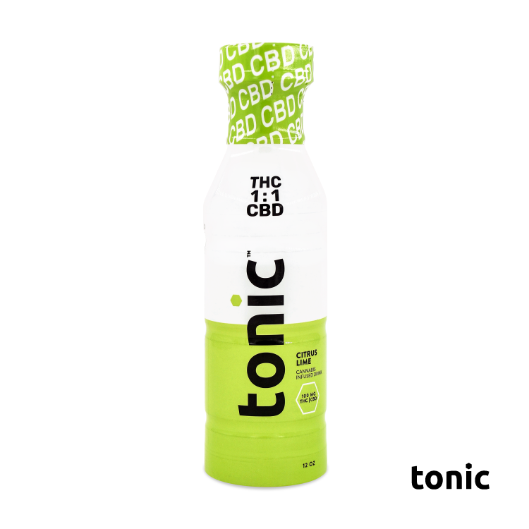 Photograph of product: Citrus Lime 1:1 Tonic | 100mgTH-oui:100mgCBD