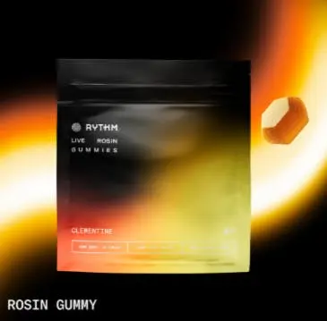 Photograph of product: Rythm Solventless Edibles 10pk/100mg- Clementine