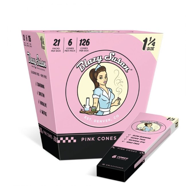 Photograph of product: Blazy Susan Pink | 6pk Cones