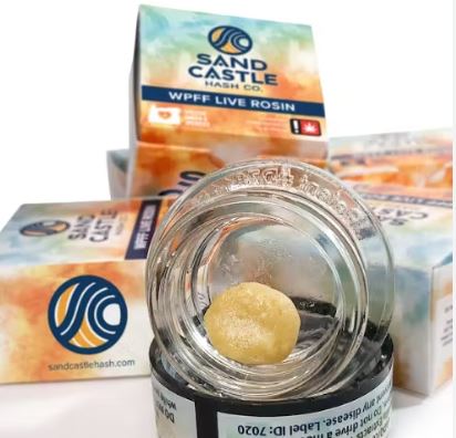 Photograph of product: 6* Live Rosin | Grapes and Cream | 1g