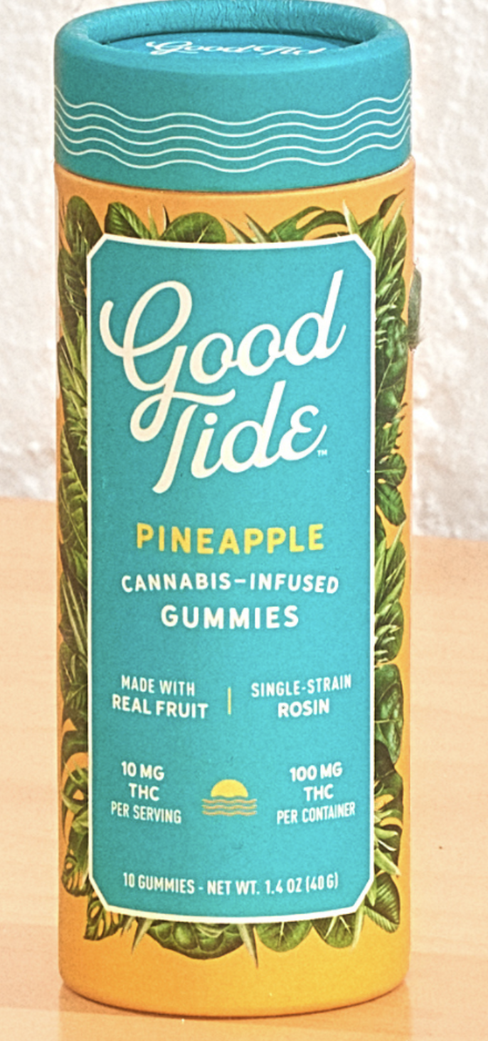 Photograph of product: Good Tide | Pineapple | Rosin Infused | 100mg