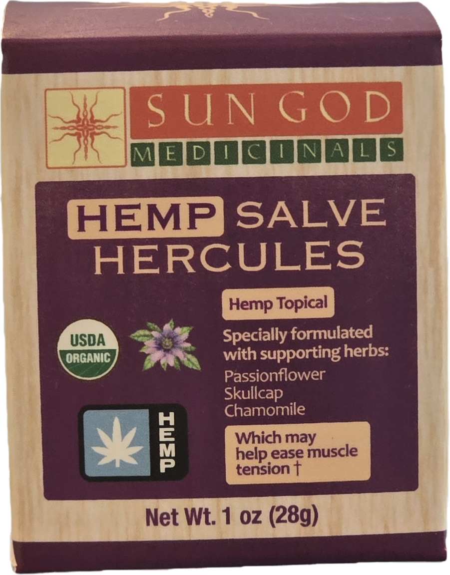Photograph of product: Sun God Medicinals Hercules Hemp Salve |Topical |