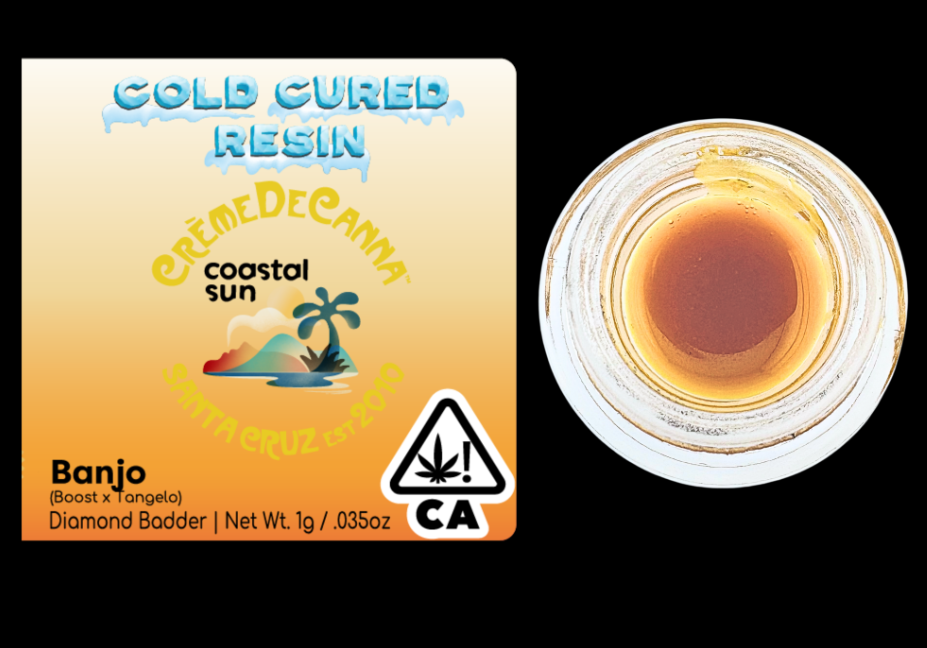Photograph of product: Creme de Canna x Coastul Sun Diamond Badder 1g Banjo