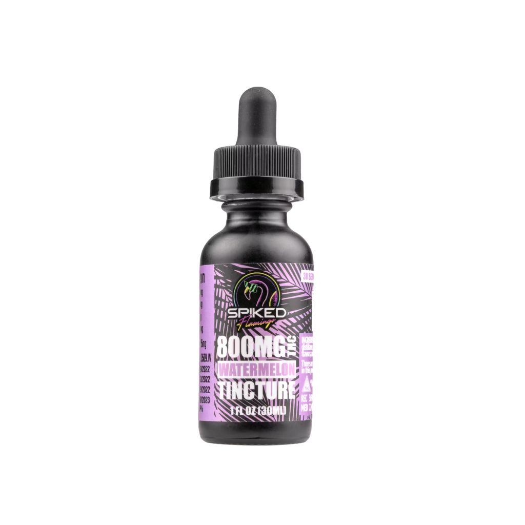 Photograph of product: Spiked Flamingo Watermelon TH-oui Tincture 800mg