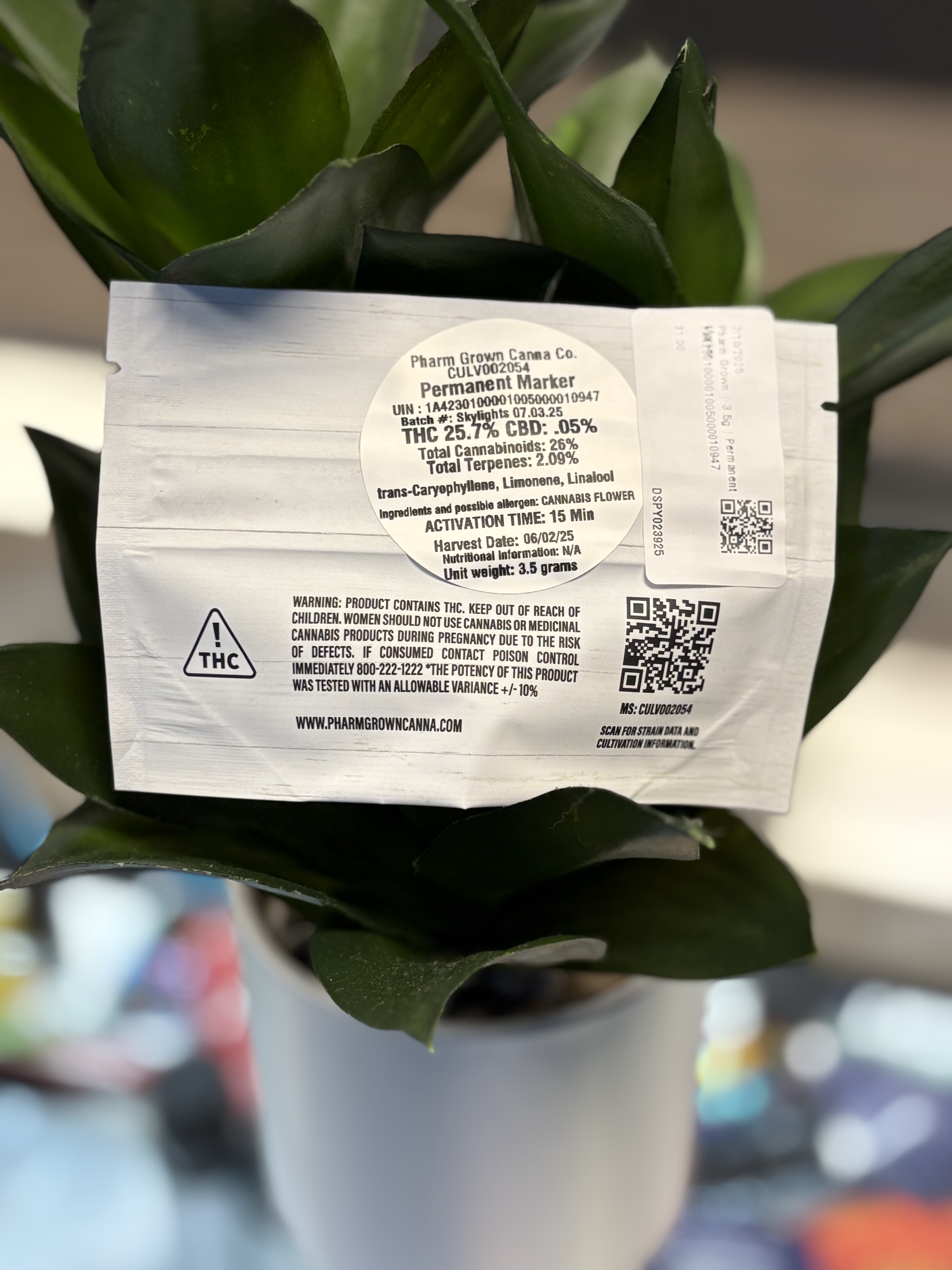 Photograph of product: Pharm Grown | 3.5g | Permanent Marker
