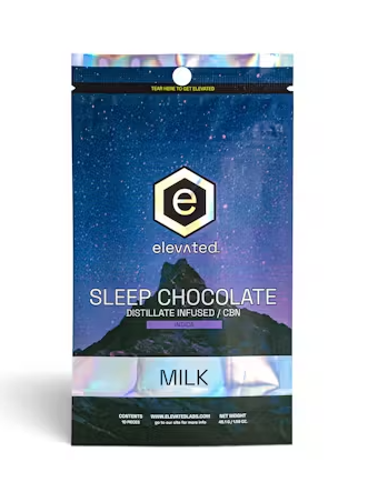 Photograph of product: Milk Chocolate Sleep Bar 1/1 CBN:TH-oui Gummies - 100mg