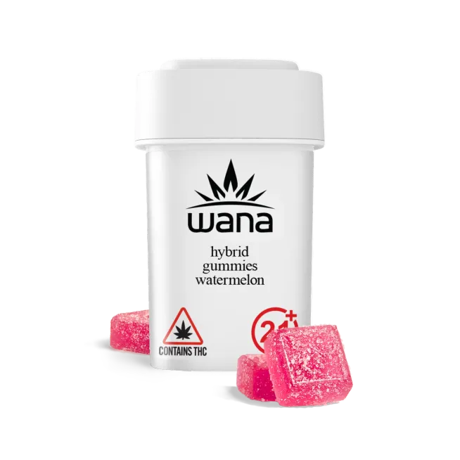 Photograph of product: Wana Hybrid Gummies Watermelon 00116