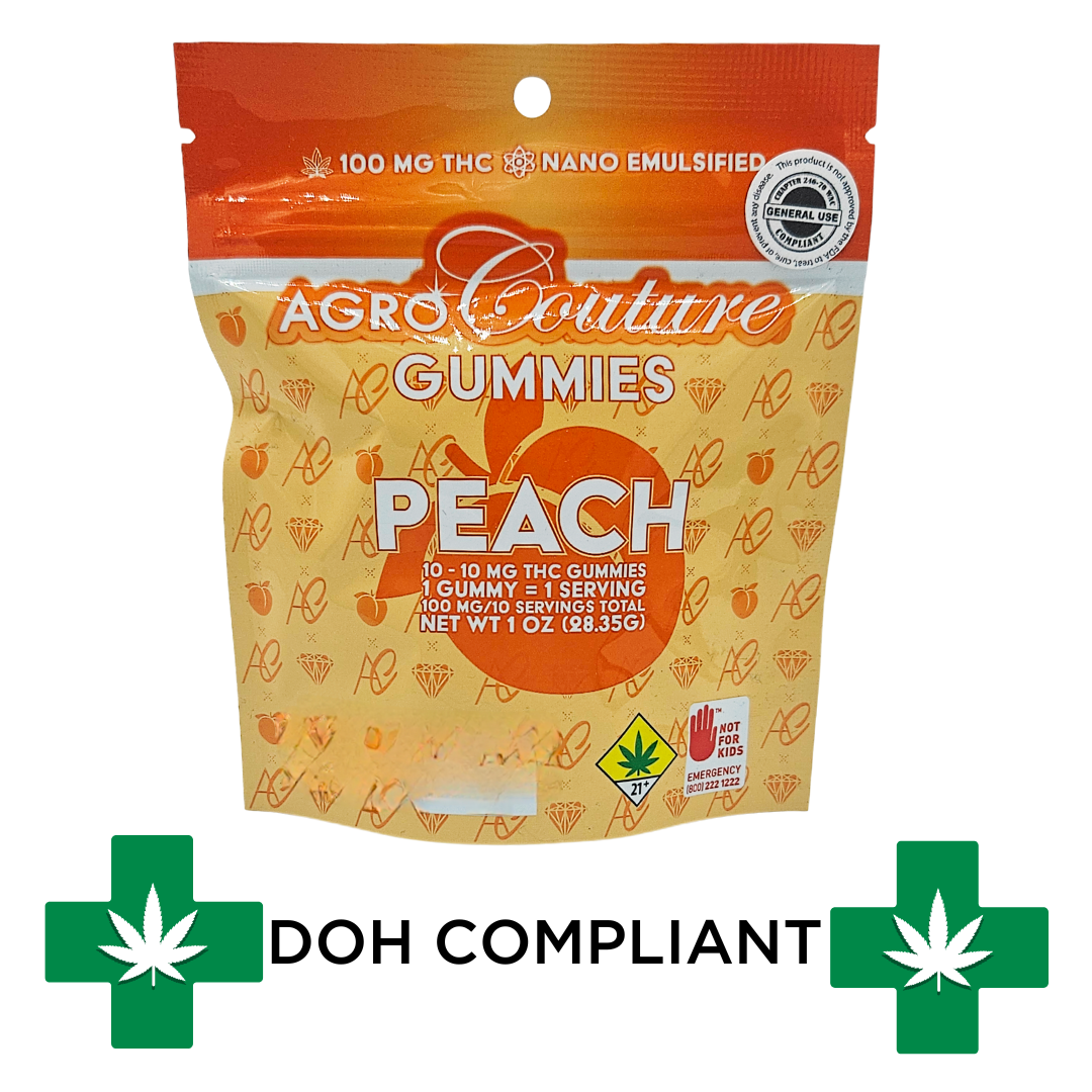 Photograph of product: DOH | Peach Gummies | 10pk